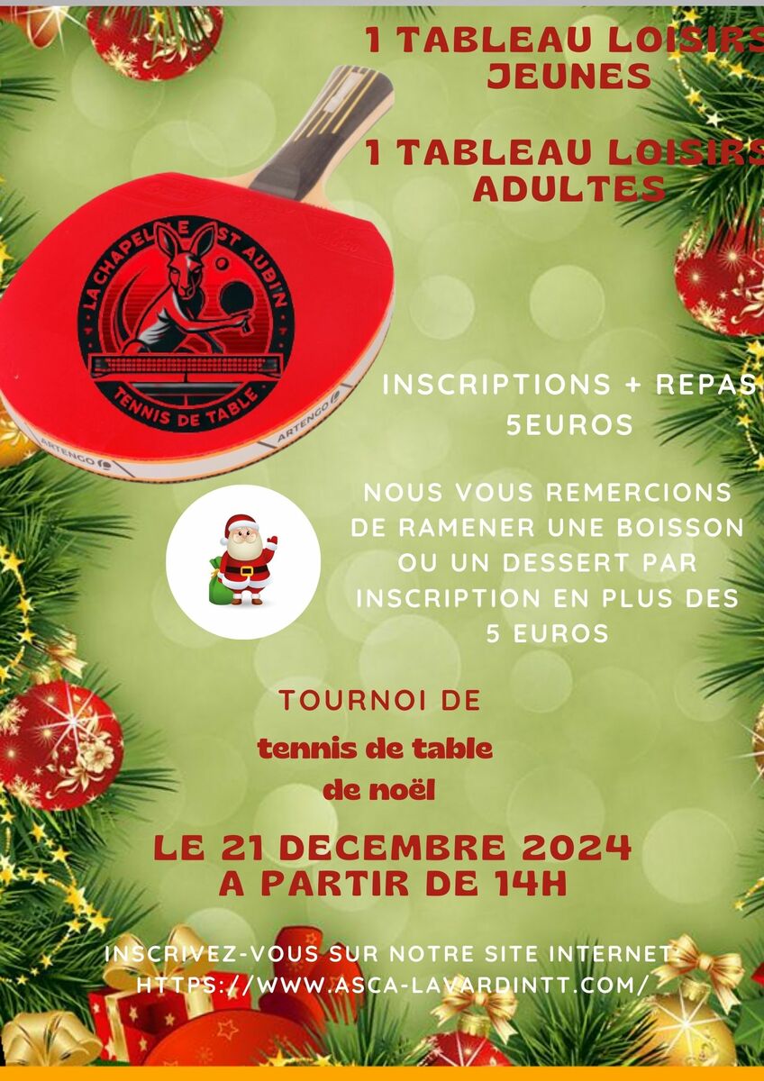 Tournoi de Noël 2024 !