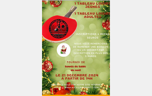 Tournoi de Noël 2024 !