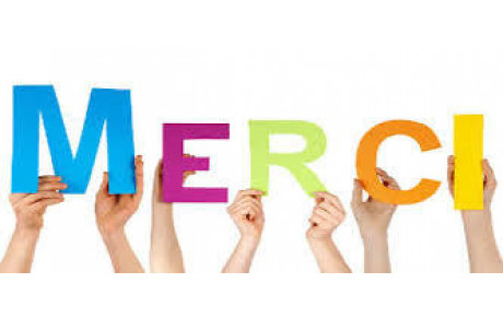 Remerciements soirée du club