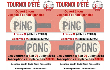 Tournoi D'été 2018