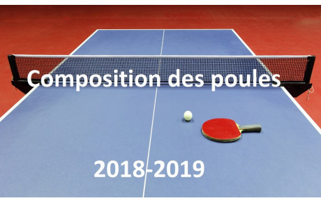 Compositions des poules 2018-2019