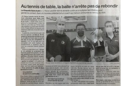 Article Ouest France 11/05/2021