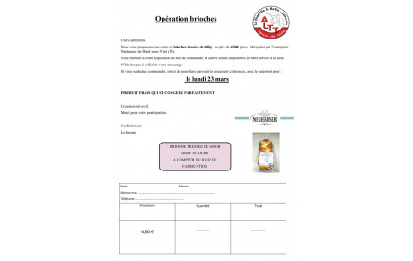 Opération Brioches